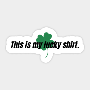 Saint Patrick’s Day, lucky Sticker